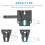 New CNC Aluminum V-Mount Base Station Quick Release Plate Arca-Type V-Lock Triangle Block Mount Plate B 6