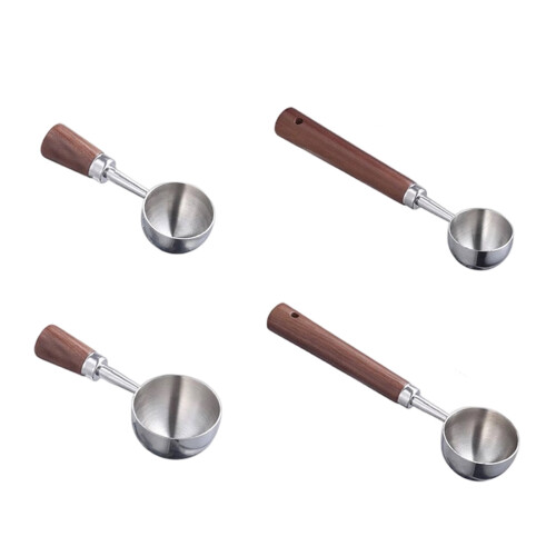 Versatile Measuring Tool-30ml natural color short wooden handle 2