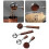 Versatile Measuring Tool-30ml natural color short wooden handle 4