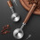 Versatile Measuring Tool-30ml natural color short wooden handle 5