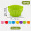 Silicone Cupcake Moulds for Baking, 32 Pcs - Versatile Muffin Liners in 8 Vibrant Colors 7