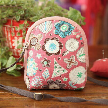 (Crossbody bag, 21) Hand embroidery diy material bag fabric embroidery fashion creative storage cosmetic bag