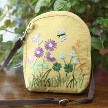 (Early summer, 31) Hand embroidery diy material bag fabric embroidery fashion creative storage cosmetic bag