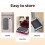 Foldable Ironing Mat for Flat Surfaces with 360 Rotatable Hook, Ideal for Home and Travel Use 6
