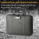 Fireproof Document Organizer with Lock, Hard-Shell Case and Pocket Accordion File Folder for A4/Letter Files, Laptops 2