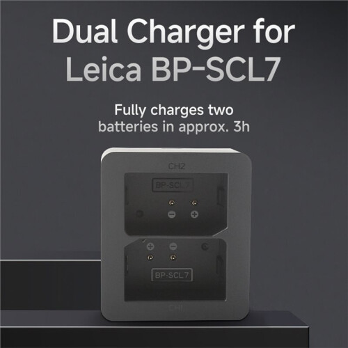 For  M11 Camera Battery Charger SCL7 Fully Decoded Battery USB Intelligent Dual Charging, Dual Charging Interface 1