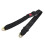 6X Noir Ceinture de Securite Reglable pour Voiture Deux Points 2