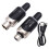 2X New U801 UHF Wireless XLR Transmitter and Receiver Microphone Converter Wireless Microphone for Live Interview/Studio 3