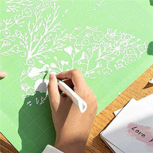 6 Pcs PVC Cutting Mat Grid Cutting Mat Cutting Plotter Special Pad for  Maker 3/Explore 3/Air 2 Green Standardgrip 2
