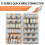 Universal Wire Conductor Connector Boxed Electrical Cable Splitter Quick Compact Type Terminal Block with Lever 52PCS 7