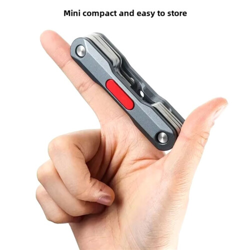 2X Universal DSLR Camera Rig Folding Tool Set with Screwdrivers and Hex Key Wrenches Tool Set with Six Functional Tools 2
