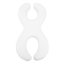 Gesichtskissen für Seitenschläfer - 2 Löcher 6 cm Weiß
