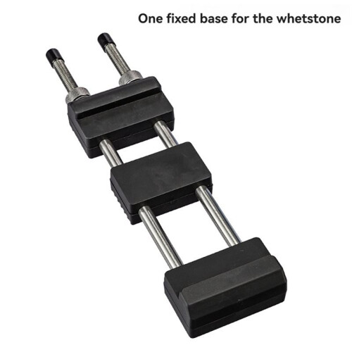 Adjustable Sharpener Stone Holder with 4pc Sharpening Stone ,No-Slip Sharpening Stone Base 2