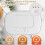 USB Baby Wipe Warmer LED Light Keep Warm Box Adjustable Temperature Heating Diaper Dispenser Portable Large Capacity 6