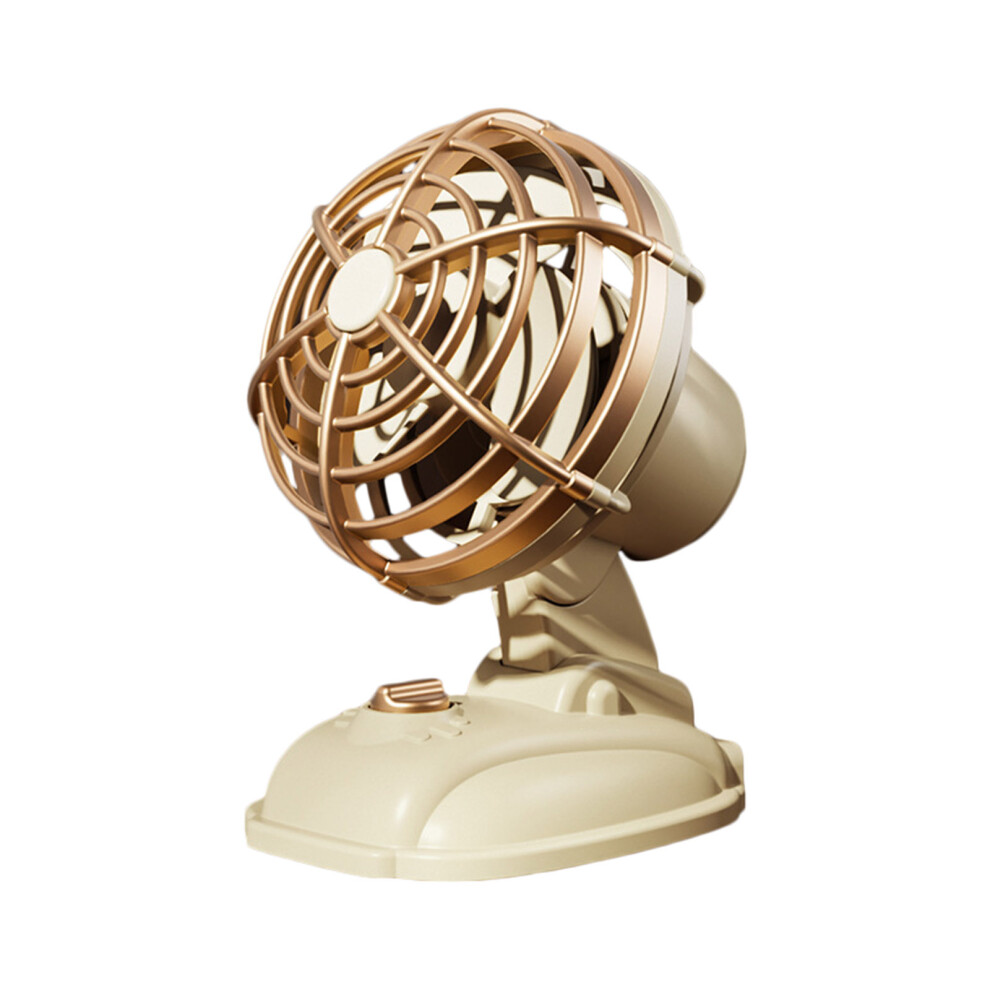 Portable Desktop Fan 500Mah Usb Rechargeable Desk-Bronze 7754003320216