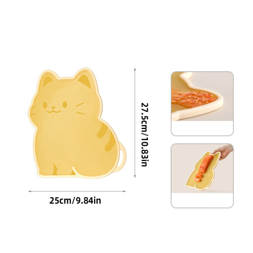 Planche à découper Double face pour aliments pour bébés, avec 2