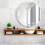 Frameless Mirror Mounting Hardware Wall Mounted Mirror Hangers 5