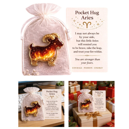 Constellatory ThemedGreeting Card With Acrylic Charm For-G 2