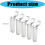 Pack Of 10 Miniature Plastic Toothpick Holder Case Portable For 3