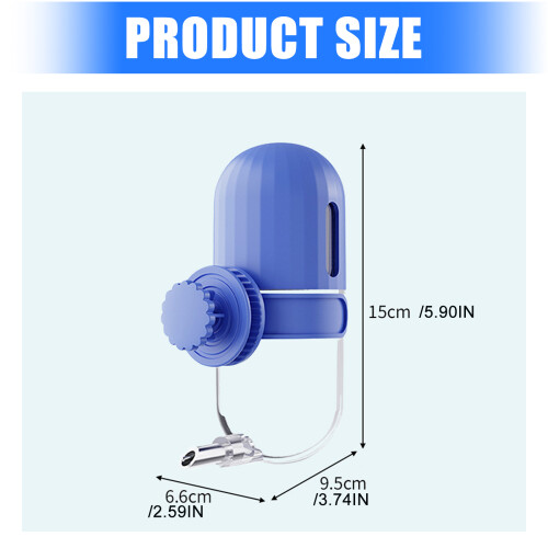Automatic Waterer Bottle Water Dispenser For Small Bird-Yellow 2