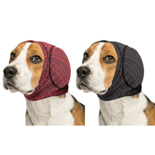 Protections auditives pour chien, couvre-oreille pour-Rouge S 2