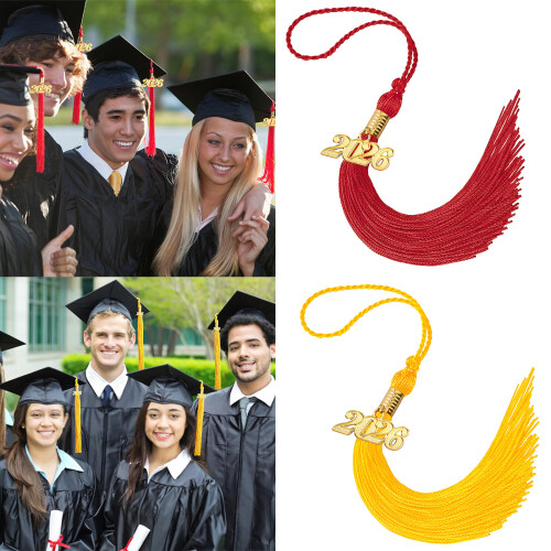 2026 Year Specific Academic Tassels Polyester-Purple 4PCS 2