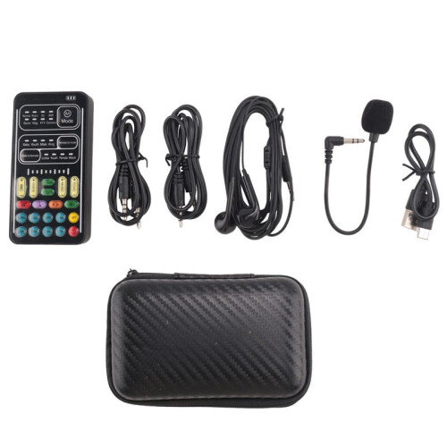 5X Voice Changer Handheld Microphone Voice Changer with Sound Multifunctional Effects Machine for Phone// (I9) 2