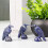 Animal Sculptures Ravens Figurines Ravens Statue Ornament-C 6