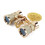 2pcs 3X25 Opera Viewing Binoculars All Metal with Handle/Chain Ladies Retro Small Binoculars  Binocular 6