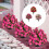 Realistic Flower Artificial Green Plant With Stake For-Pink 4