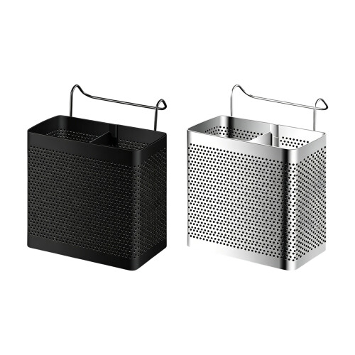Double Layer Kitchen Tool Organizers Craft Of Rustproof-Black 1