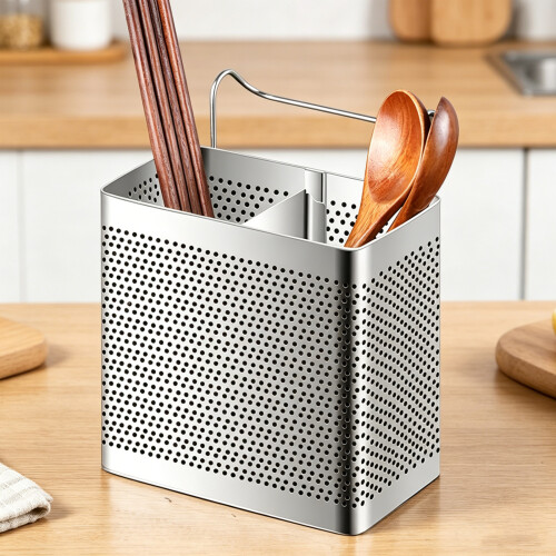 Double Layer Kitchen Tool Organizers Craft Of Rustproof-Black 2