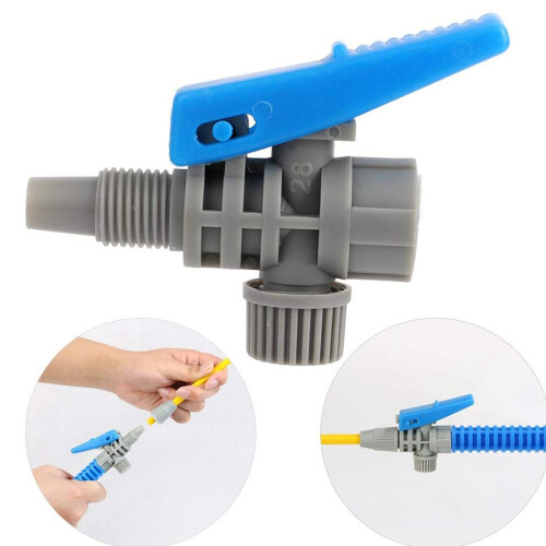 Adjustable Pressure Sprays Nozzle Leakproof Shoulder-Black 1