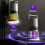 3 In 1 Camping Fan With Fly Trap LED Light USB-ice gray 6