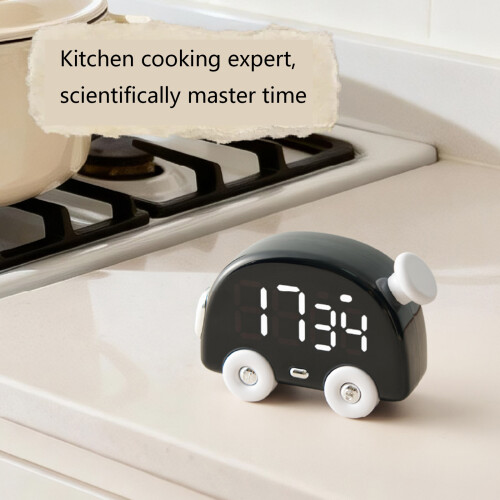Practical Plastic And Metal Timer With Strong Magnets For 2