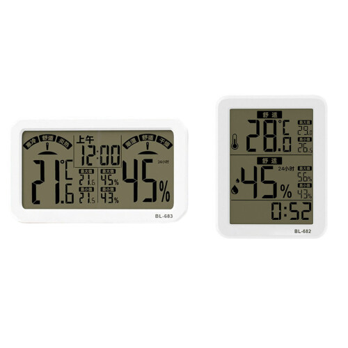 Clock Thermometers Hygrometer Large Display-Extra large screen 2