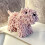 Fun Dog Pattern Handkerchief Highly Absorbent Reusable For-Pink 7