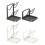 Compact Dish Rack For Pots Lids And Cutting Boards-White 2-tier 2