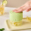 Small Area Saving Ice Cubes Tray 7 Sections Press To-Green 7