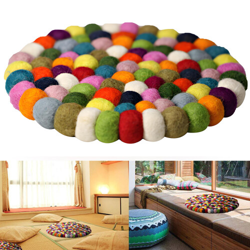 Premium Handmade Wool Coaster Multipurpose Handcrafted Pad-28cm 2