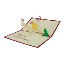 Handgemachte Pop-Up-Weihnachtskarte - Nr. 5