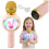 Micrófono de karaoke inalámbrico Bluetooth para niños, color rosa 1