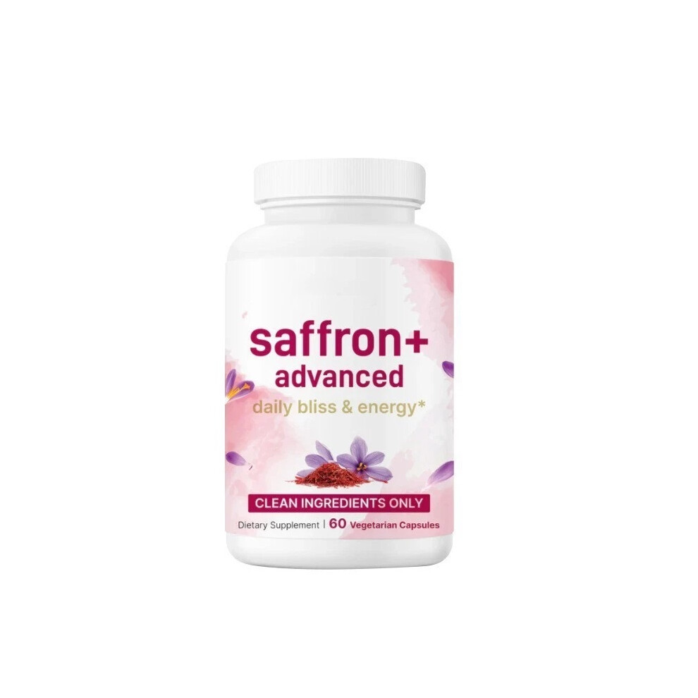 (60 Capsules) Saffron+ Advanced Supplements 10-in-1 with Saffron Extract