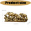 Elephant Herds With Babies Statue Ornament-Dark Brown 4