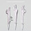 Lighted Up Plastic Skeleton Hand Ground Stakes For Garden Yard 5
