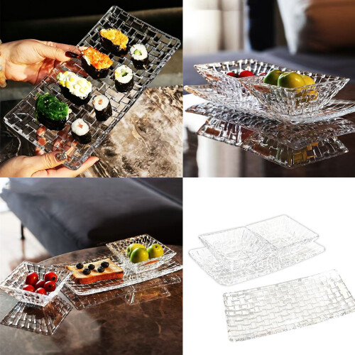 Clear Glass Storage Jar Ideal For Keep Sweet Nut Dry-Plate 2