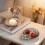 Stainless Steel Salad Bowl Shell Shape Serving Tray Decorative 6
