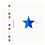 Five Colorful Star Patterned Paper Streamers Garlands For 3