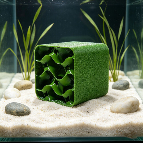 4pack Artificial Rock Cave Light weight Plastic Fish Tanks 1