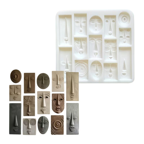 High Temperatures Resistant Silicone Face Molds Perfect For 1